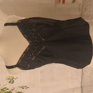 Vintage Wonder Maid Black Camisole
